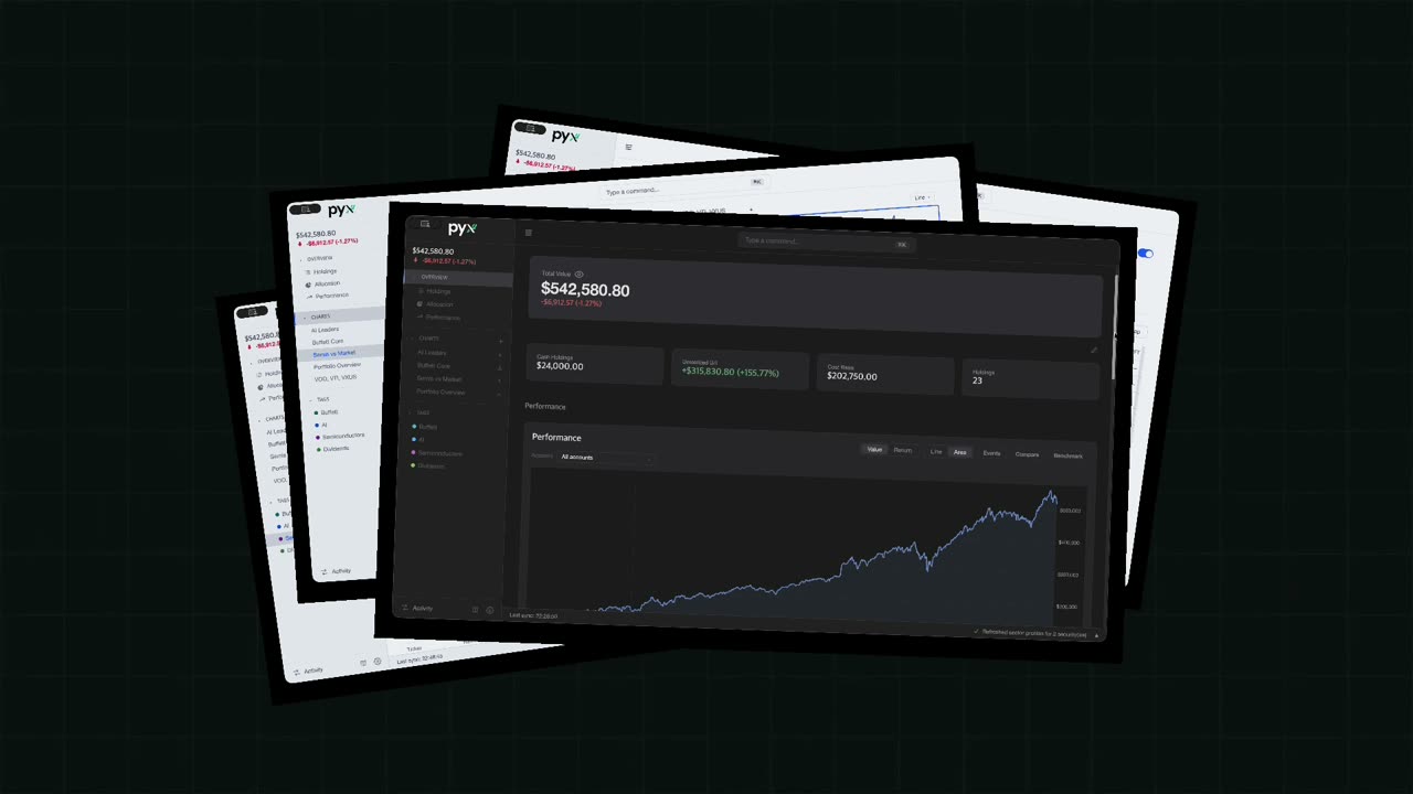 I built a portfolio tracker in 100% Rust. It knows 18 years of a company's financials and is complet